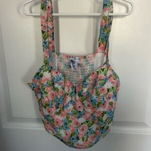 Princess Polly Floral Camisole in Pink and Blue